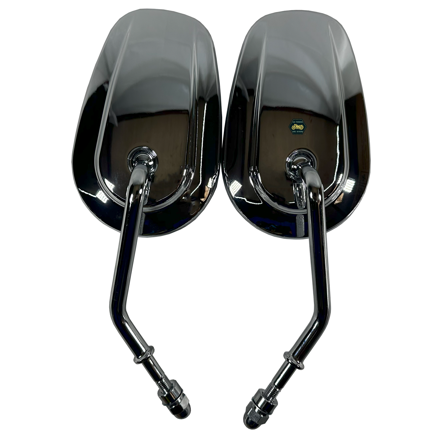 PAR DE ESPEJOS CROMO