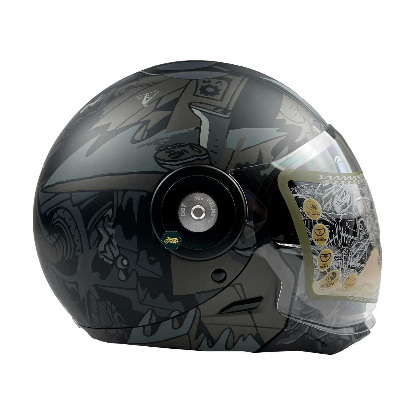 CASCO JET ATOMIC CERTIFICADO " DOT "