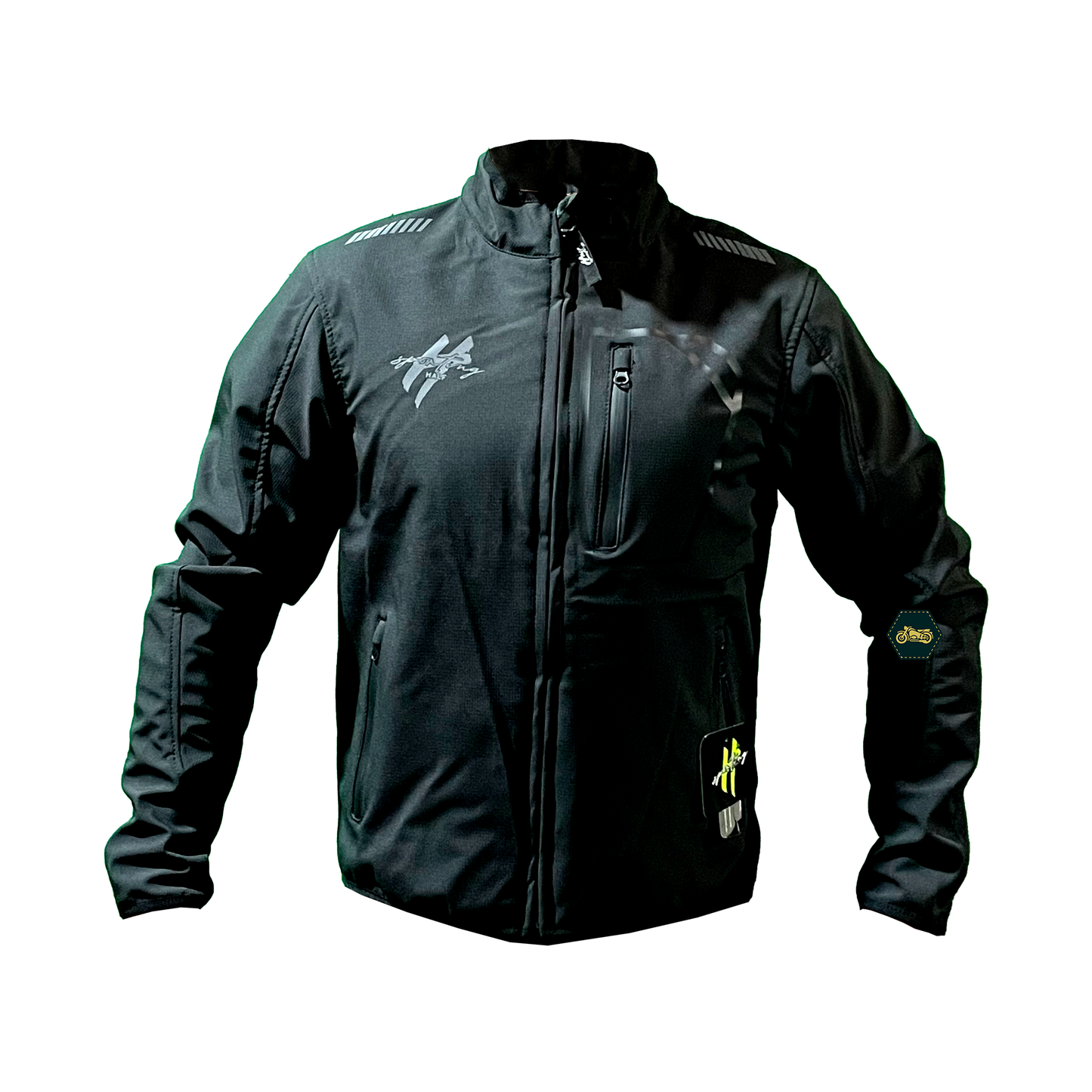 CHAMARRA PARA MOTOCICLISTA L NEGRO SOFTSHELL