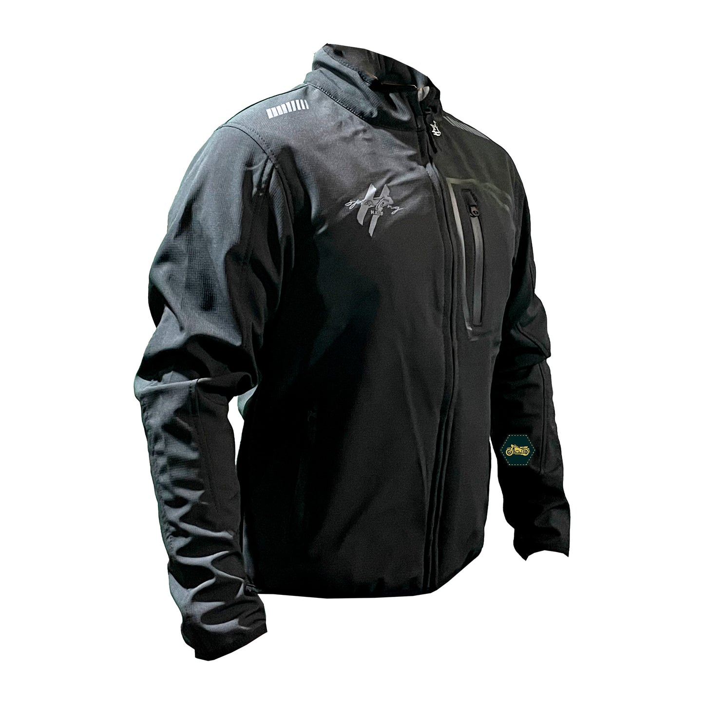 CHAMARRA PARA MOTOCICLISTA L NEGRO SOFTSHELL