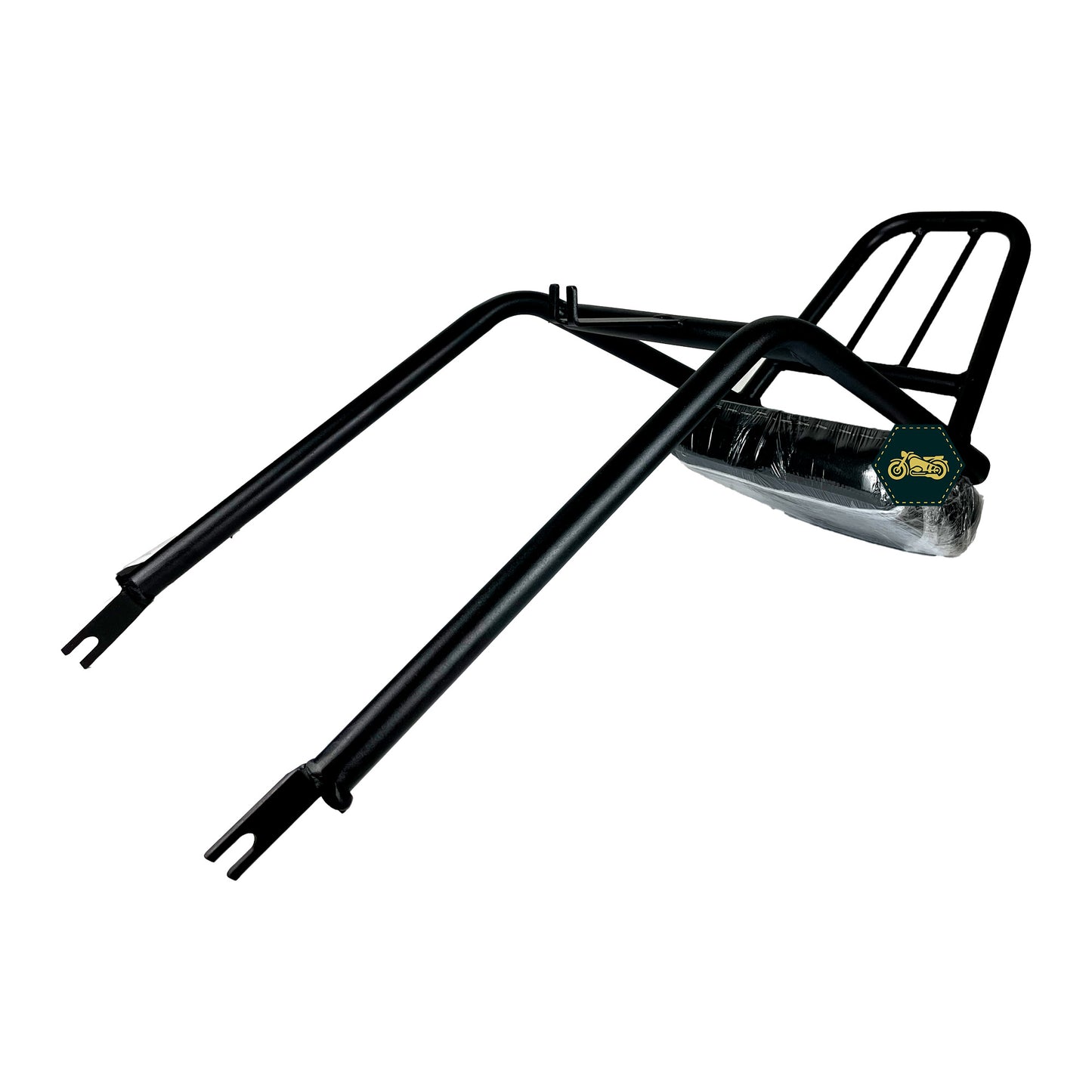 RESPALDO CON PARRILLA PORTABULTOS NEGRO MATE VENTO THUNDERSTAR 250