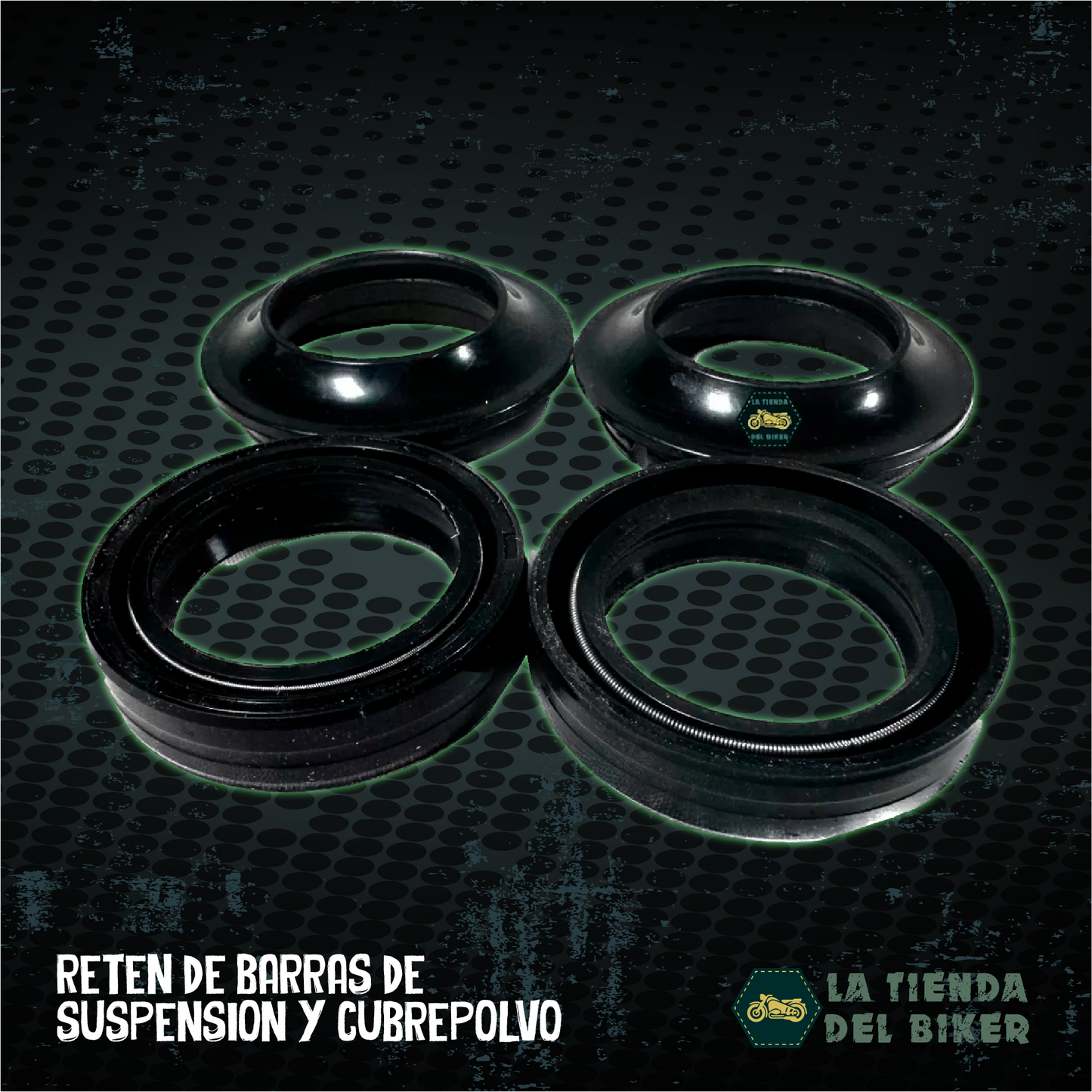 Reten y cubrepolvos de suspension delantera Vento Screamer 250
