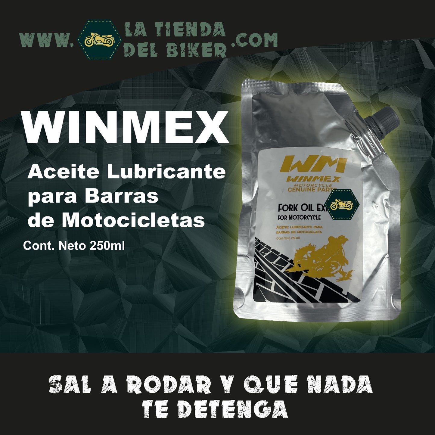 Aceite para barras de suspension motocicletas winmex