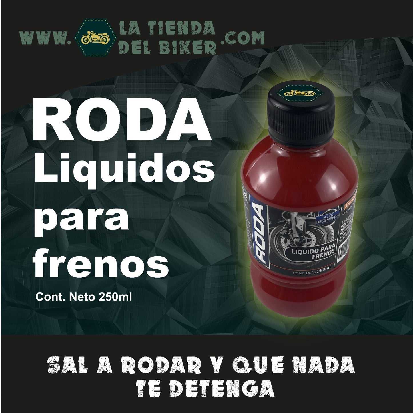 Liquido para frenos DOT 4 250 ml motocicletas