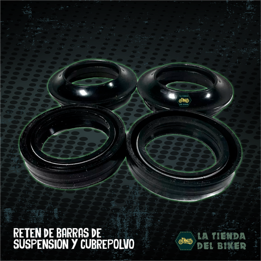Reten y cubrepolvos de suspension delantera Vento Screamer 250