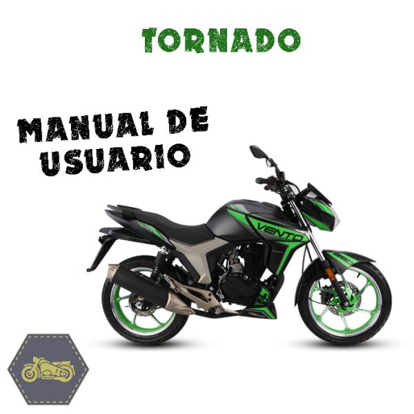 manual de usuario, tornado, vento, refacciones, la tienda del biker