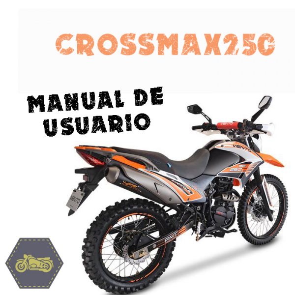 manual de usuario, vento, refacciones, crossmax250, la tienda del biker